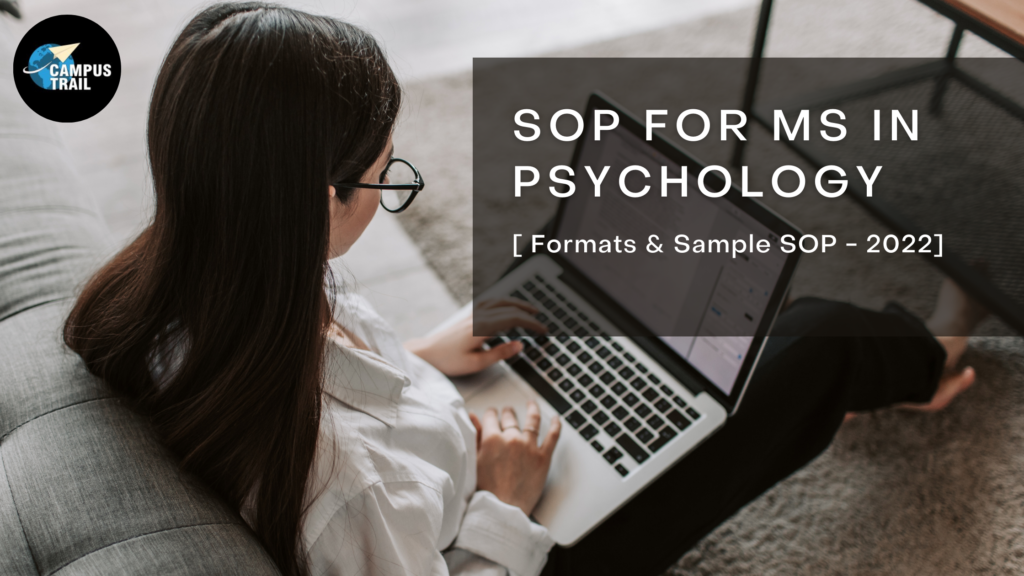 SOP For MS in Psychology [Format & Sample SOP – 2022]