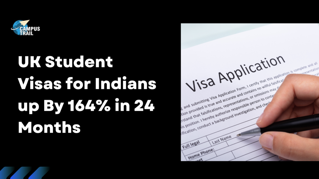 UK Student Visas for Indians up By 164% in 24 Months
